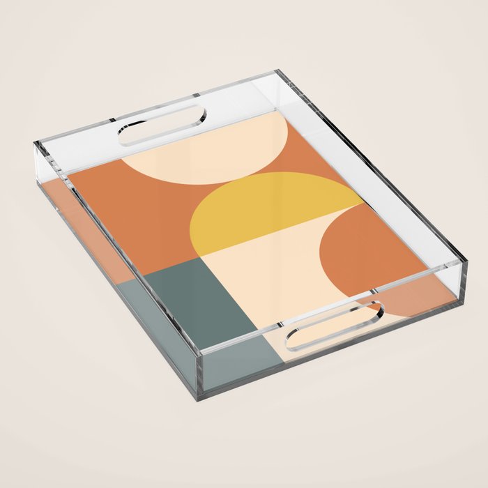 Abstract Geometric 04 Acrylic Tray Gallery Image 1