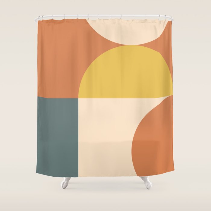 Abstract Geometric 04 Shower Curtain Gallery Image 1