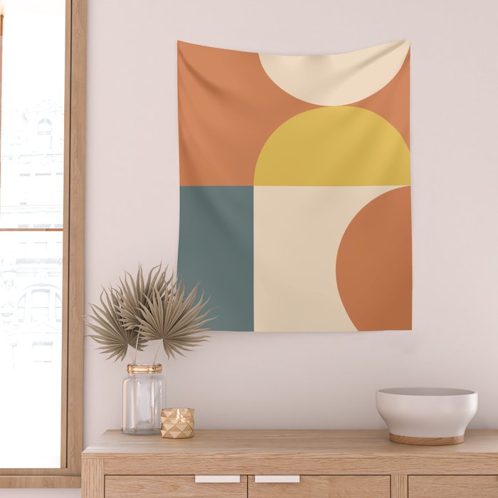 Abstract Geometric 04 Wall Tapestry Gallery Image 2