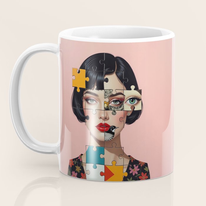 Puzzle Girl Lulu Coffee Mug Gallery Image 3