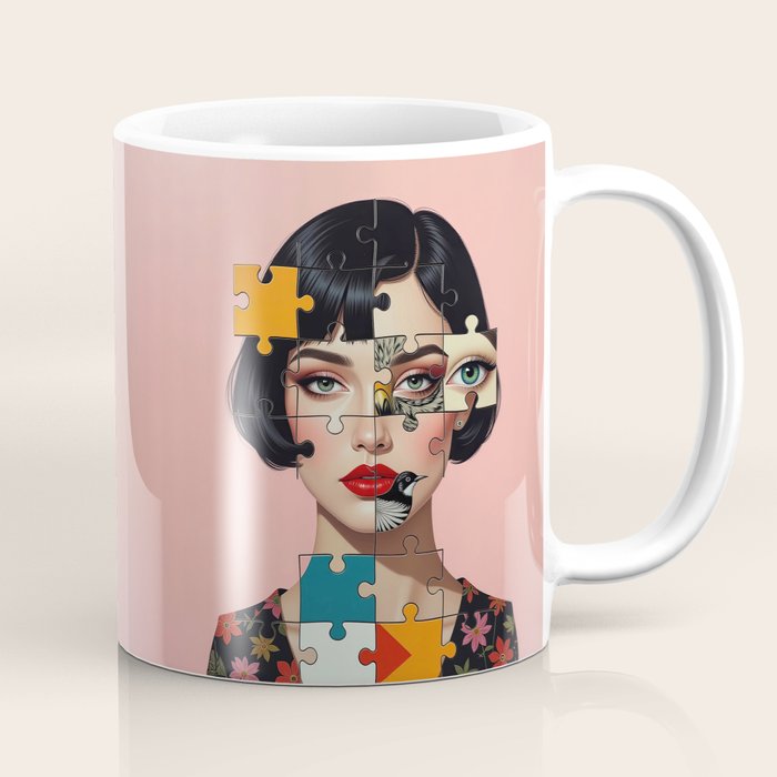 Puzzle Girl Lulu Coffee Mug Gallery Image 1
