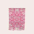 Hot Pink & Soft Cream Folk Art Pattern Wall Hanging Gallery Image 1