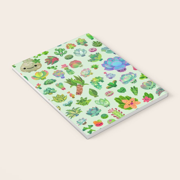 Baby succulents - mix (green) Notebook Gallery Image 3