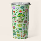 Baby succulents - mix (green) Travel Mug Gallery Image 2