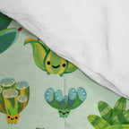 Baby succulents - mix (green) Comforter Gallery Image 4