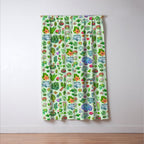 Baby succulents - mix (green) Window Curtain Gallery Image 3