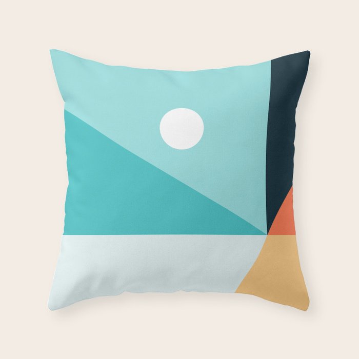 Geometric 1710 Throw Pillow Gallery Image 1