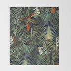 Midnight Forest  Throw Blanket Gallery Image 2