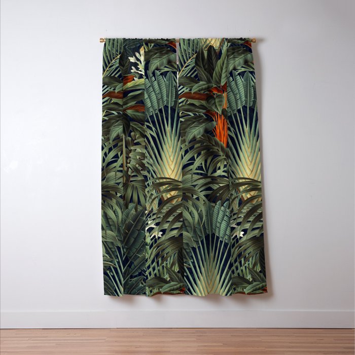 Midnight Forest  Window Curtain Gallery Image 3