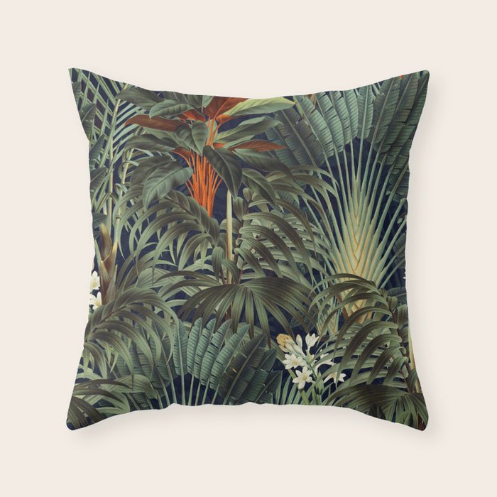 Midnight Forest  Throw Pillow Gallery Image 1