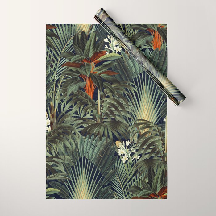 Midnight Forest  Wrapping Paper Gallery Image 1