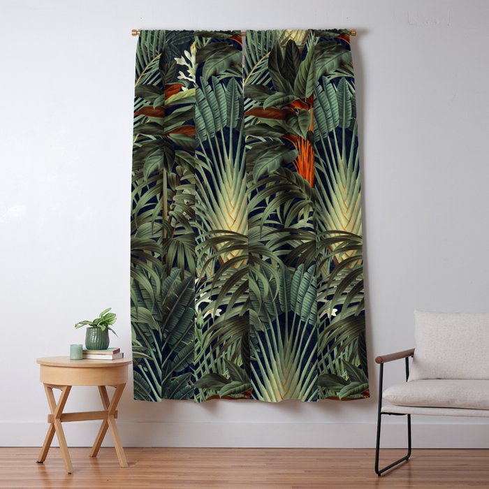 Midnight Forest  Window Curtain Gallery Image 1