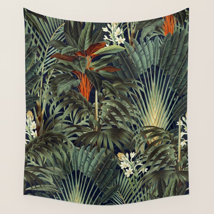 Midnight Forest  Wall Tapestry Gallery Image 1