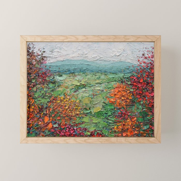 Autumnal Ridge Mini Art Print Gallery Image 1