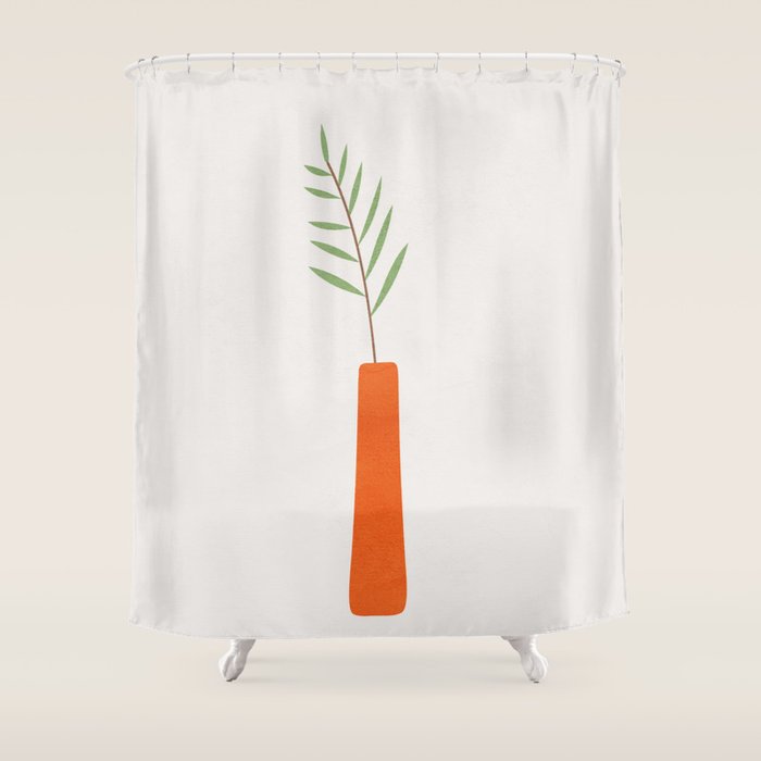 Little Vase Design Shower Curtain Gallery Image 1