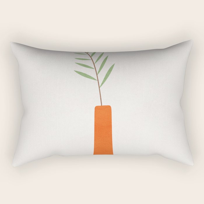 Little Vase Design Rectangular Pillow Gallery Image 1