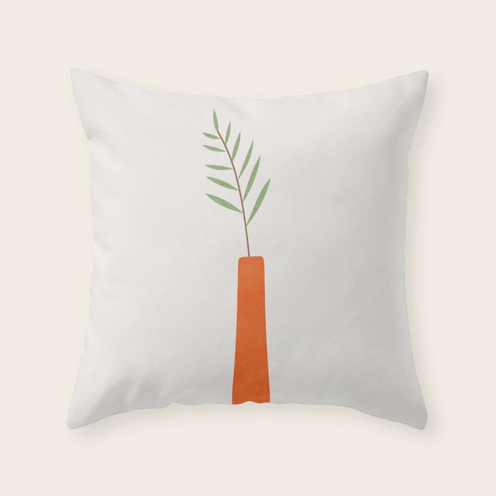 Little Vase Design Throw Pillow Gallery Image 6