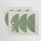 Half Circle 3 - Green Placemat Gallery Image 1