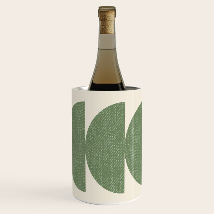Half Circle 3 - Green Wine Chiller Gallery Image 1