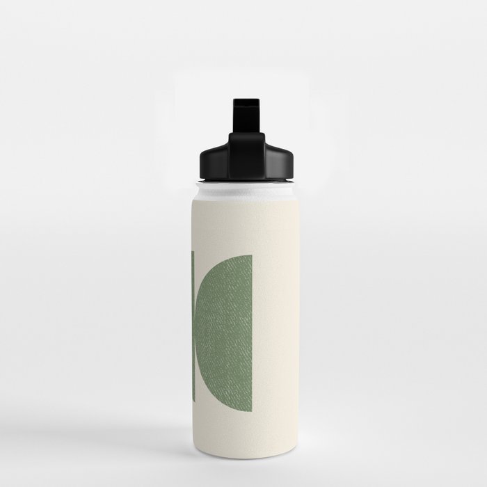 Half Circle 3 - Green Water Bottle Gallery Image 2