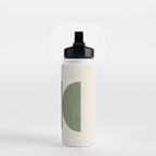 Half Circle 3 - Green Water Bottle Gallery Image 2