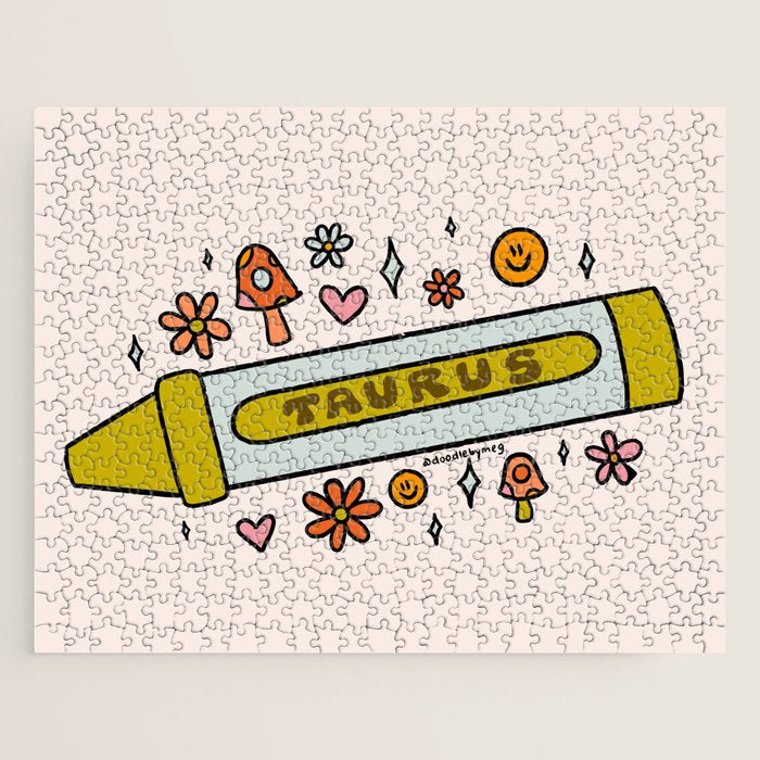 Taurus Crayon Jigsaw Puzzle Gallery Image 1