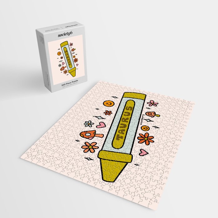 Taurus Crayon Jigsaw Puzzle Gallery Image 2