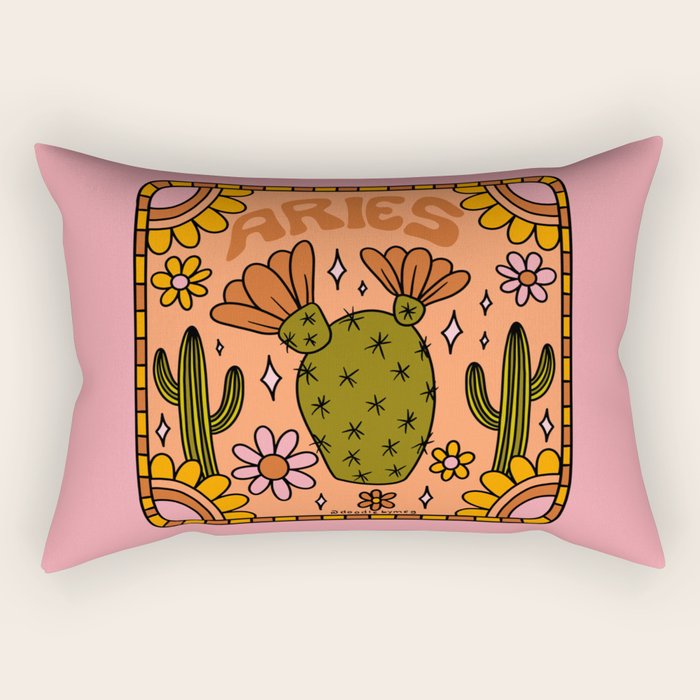 Aries Cactus Rectangular Pillow Gallery Image 2