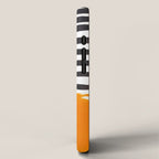 Minimalist Mid Century Mango Shade Black Lines Sunset Landscape Fun iPhone Case Gallery Image 2
