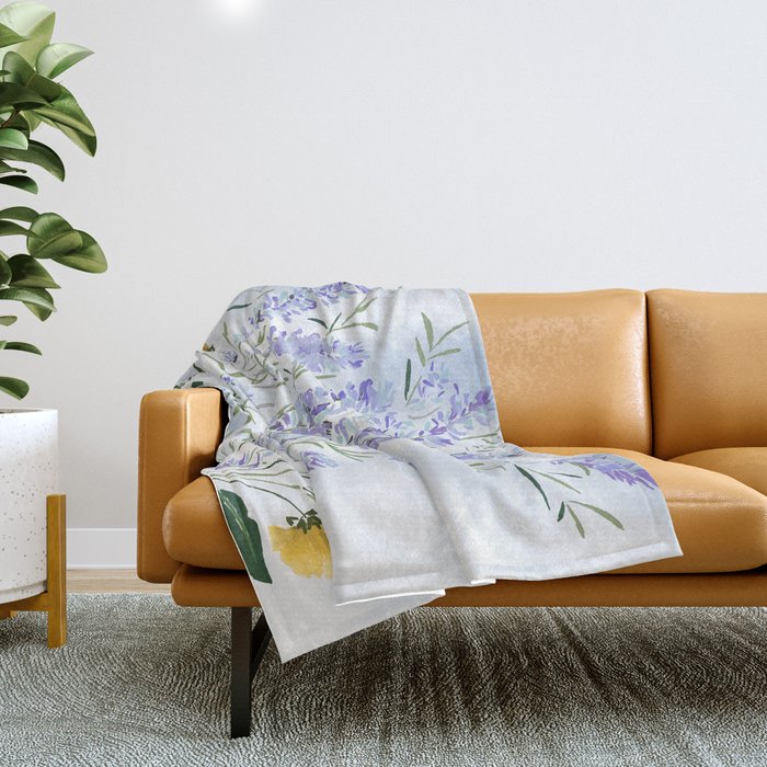 Lavender Meadow - Impression Throw Blanket Gallery Image 1