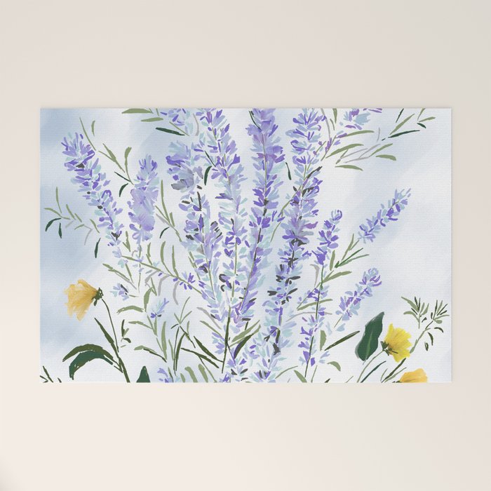 Lavender Meadow - Impression Welcome Mat Gallery Image 1