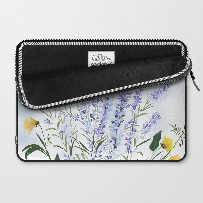 Lavender Meadow - Impression Laptop Sleeve Gallery Image 2