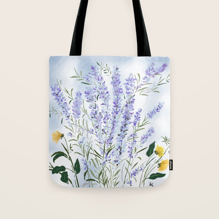 Lavender Meadow - Impression Tote Bag Gallery Image 1