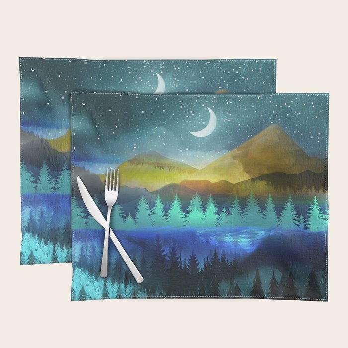 Silent Forest Night Placemat Gallery Image 1