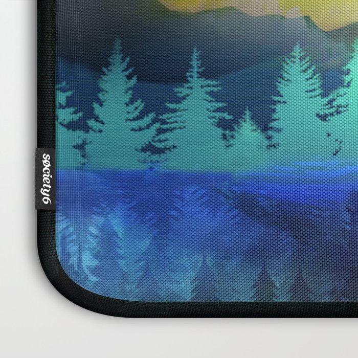 Silent Forest Night Laptop Sleeve Gallery Image 3