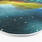 Silent Forest Night Bath Mat Gallery Image 3