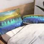 Silent Forest Night Pillow Sham Gallery Image 2
