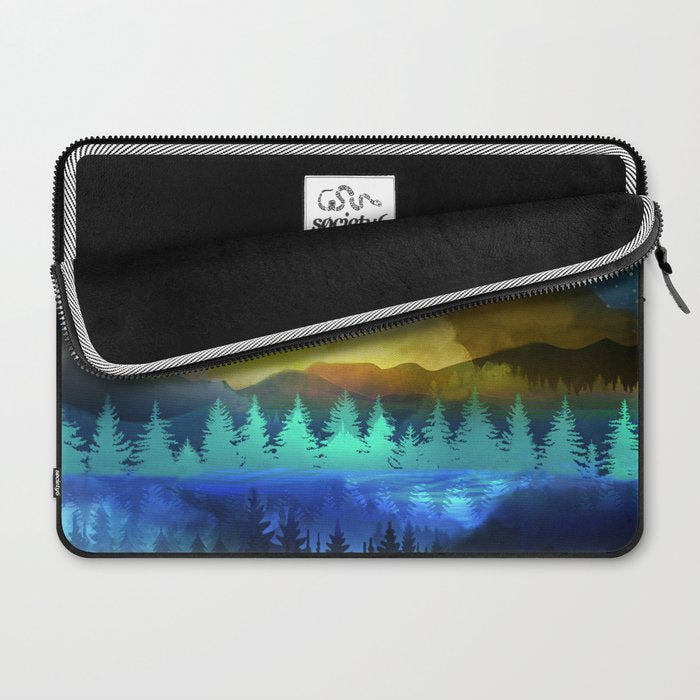 Silent Forest Night Laptop Sleeve Gallery Image 2