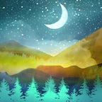 Silent Forest Night Coffee Mug Gallery Image 2
