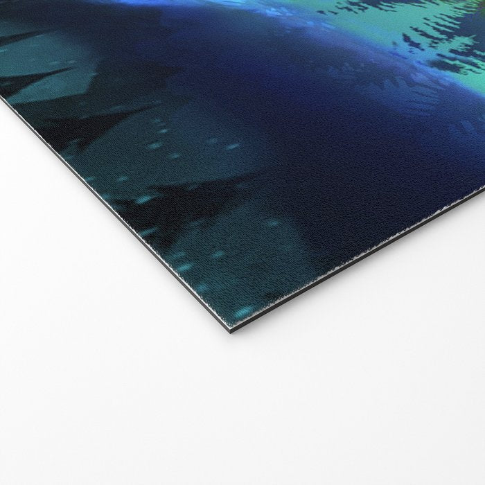 Silent Forest Night Welcome Mat Gallery Image 2