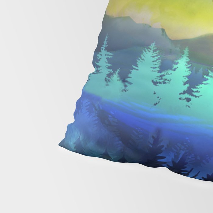 Silent Forest Night Pillow Sham Gallery Image 4