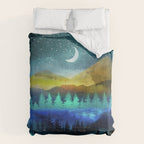 Silent Forest Night Comforter Gallery Image 6
