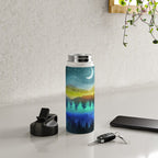 Silent Forest Night Water Bottle Gallery Image 4