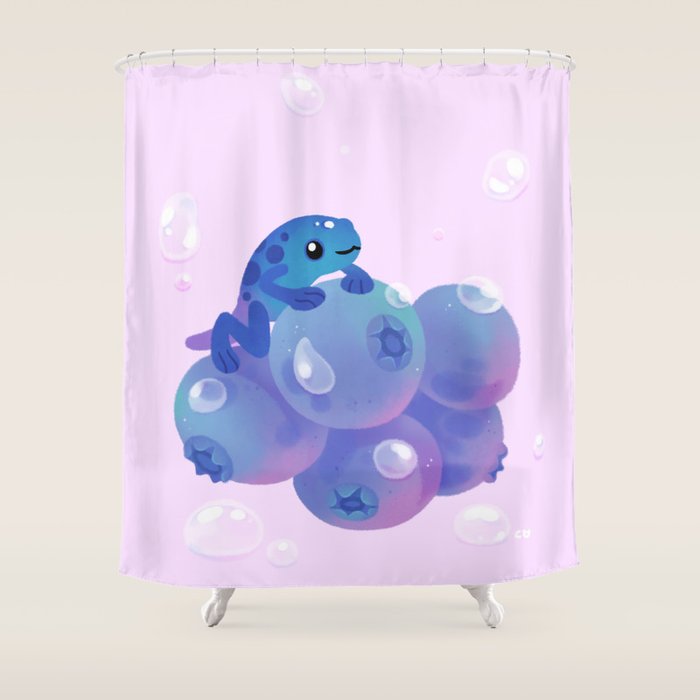 Blueberry poison yogurt 1 Shower Curtain Gallery Image 1