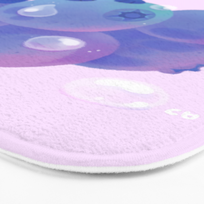 Blueberry poison yogurt 1 Bath Mat Gallery Image 3