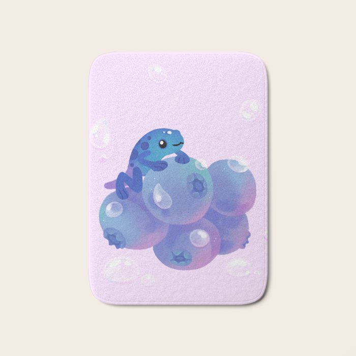 Blueberry poison yogurt 1 Bath Mat Gallery Image 1