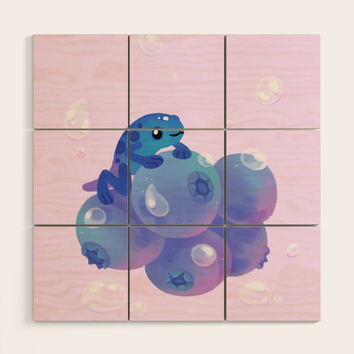 Blueberry poison yogurt 1 Wood Wall Art Gallery Image 1
