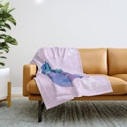 Blueberry poison yogurt 1 Throw Blanket Gallery Image 1