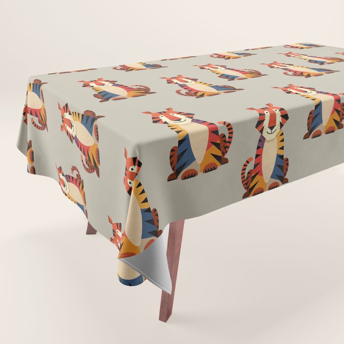 Tiger Tablecloth Gallery Image 1