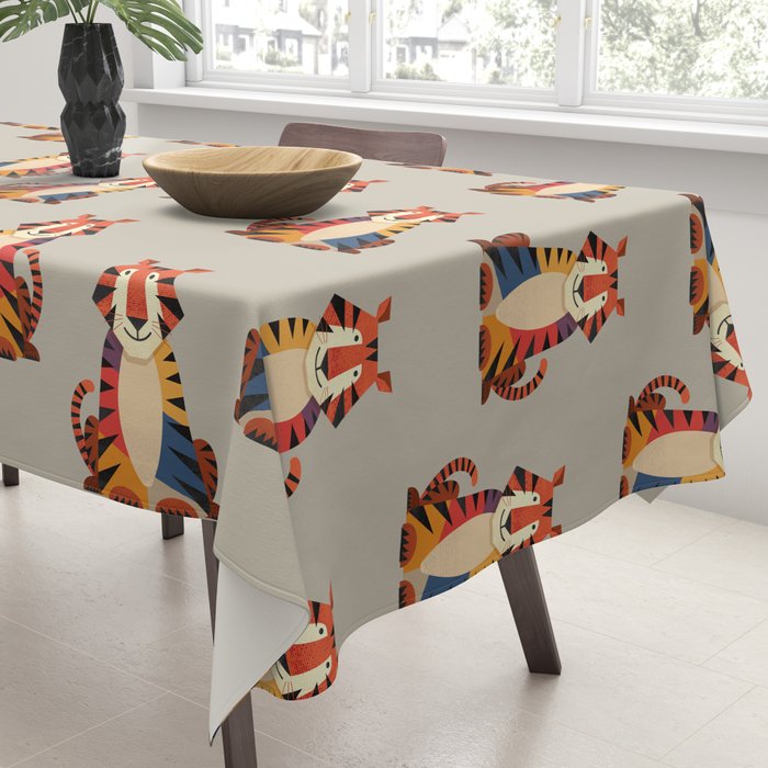 Tiger Tablecloth Gallery Image 3